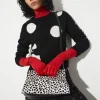 Bookbag calf-hair bag - white black