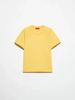 Cotton and linen T-shirt - banana