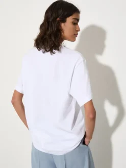 Cotton jersey logo T-shirt - red