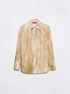 Cotton-poplin shirt - buck