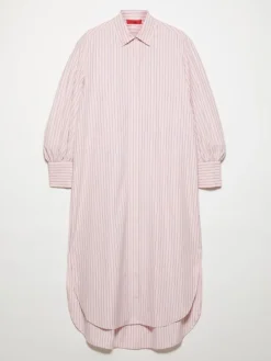 Cotton-poplin shirt dress - powder