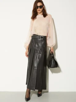 Crepon circle shirt - peach