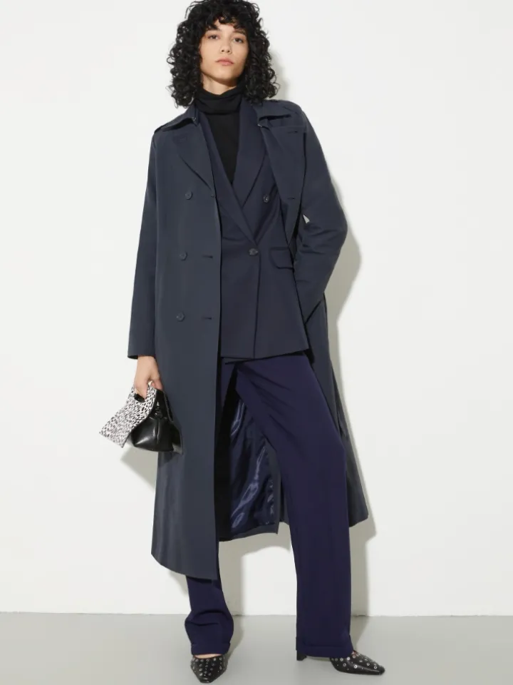 Double-breasted blazer - navy