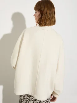 Double-woven wool bomber jacket - ice