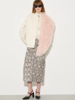 Double-woven wool bomber jacket - ice