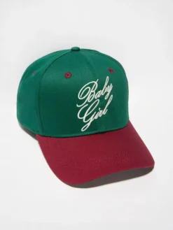 Embroidered baseball cap - green