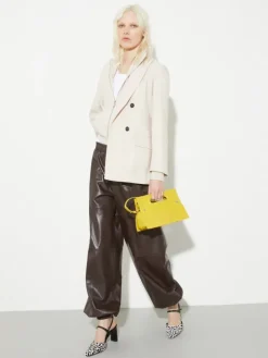 Envers satin blazer - beige