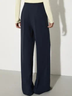 Envers satin trousers - ultramarine