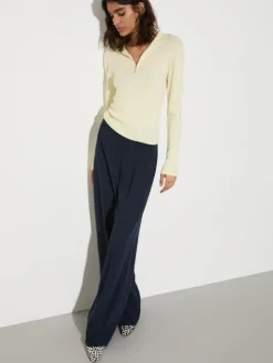 Envers satin trousers - ultramarine