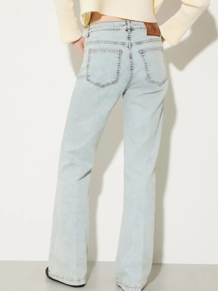 Faded bootcut jeans - light blue