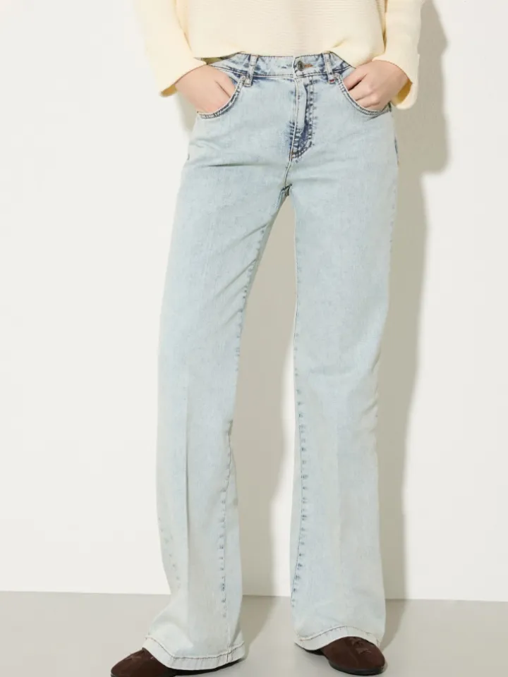Faded bootcut jeans - light blue
