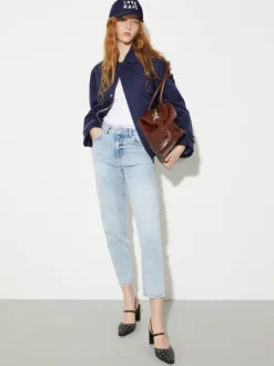 Faded jeans - electric blue