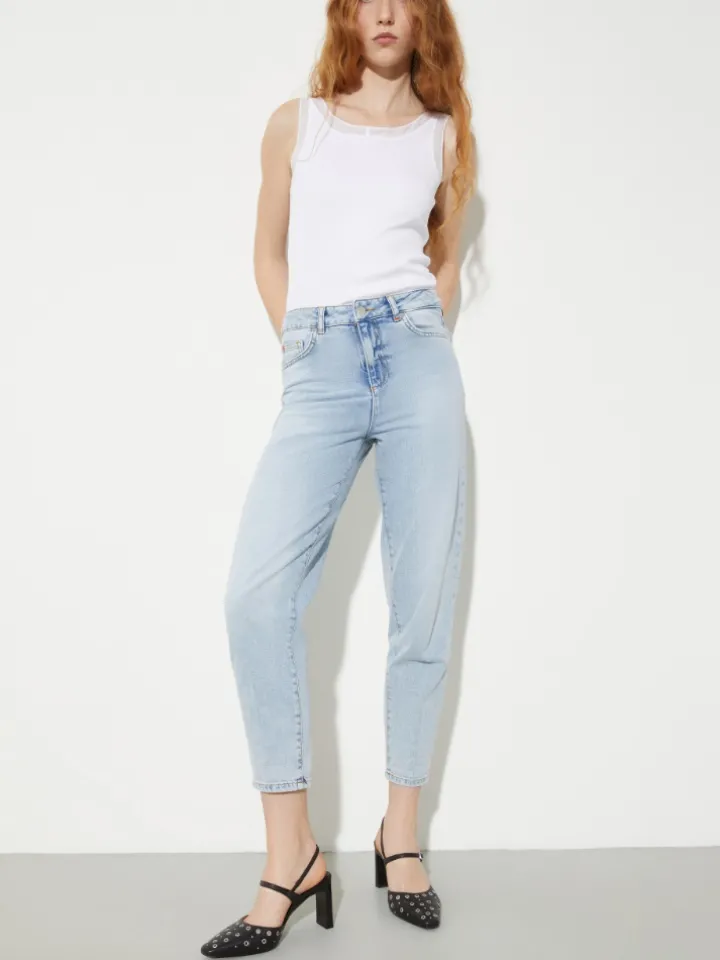Faded jeans - electric blue