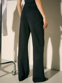 Fleece trousers Sami Miró &Co.llaboration - black