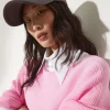Hemp and cotton baseball cap - aubergine