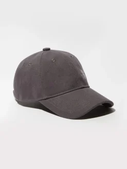 Hemp and cotton baseball cap - aubergine