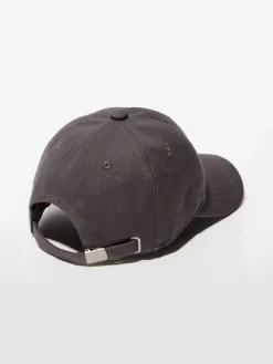 Hemp and cotton baseball cap - aubergine