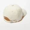 Hemp and cotton baseball cap - white
