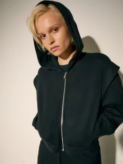 Hooded sweatshirt Sami Miró &Co.llaboration - black