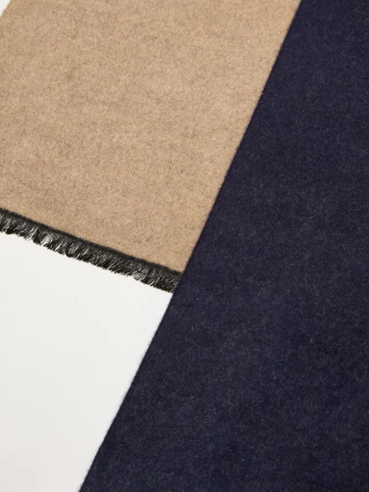 Jacquard stole - navy