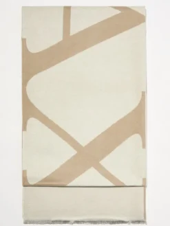 Jacquard stole - turtledove