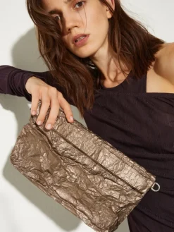 Laminated fabric Lumebag - bronze