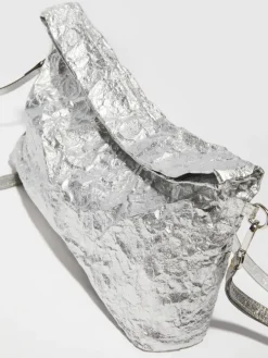 Laminated fabric Lumebag - silver
