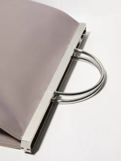 Leather bag - grey