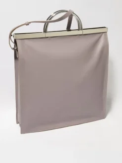 Leather bag - grey