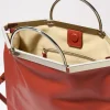 Leather bag - red