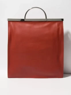 Leather bag - red