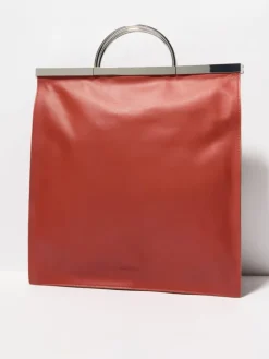 Leather bag - red