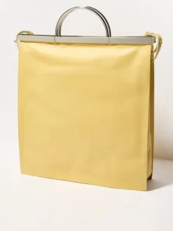Leather bag - yellow