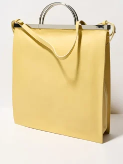 Leather bag - yellow