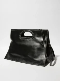 Leather Bookbag Sami Miró &Co.llaboration - black