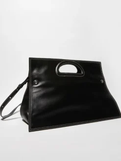 Leather Bookbag Sami Miró &Co.llaboration - black