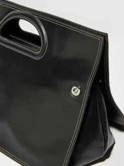 Leather Bookbag Sami Miró &Co.llaboration - black