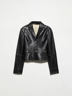 Leather jacket Sami Miró &Co.llaboration - black