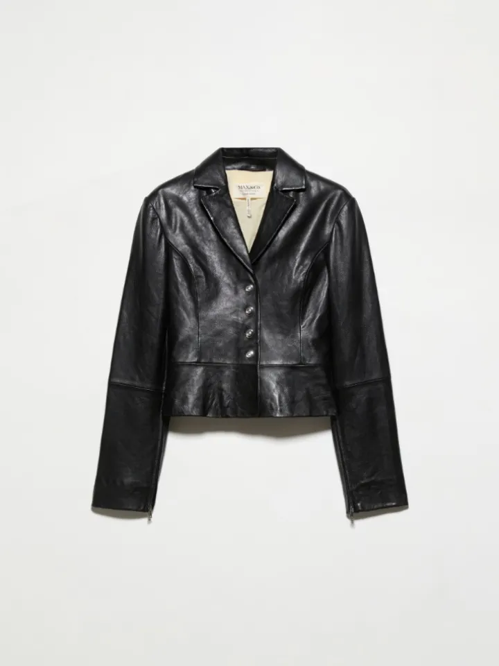 Leather jacket Sami Miró &Co.llaboration - black