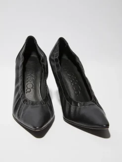 Leather pumps Sami Miró &Co.llaboration - black