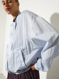 Lighweight bomber jacket - sky-blue