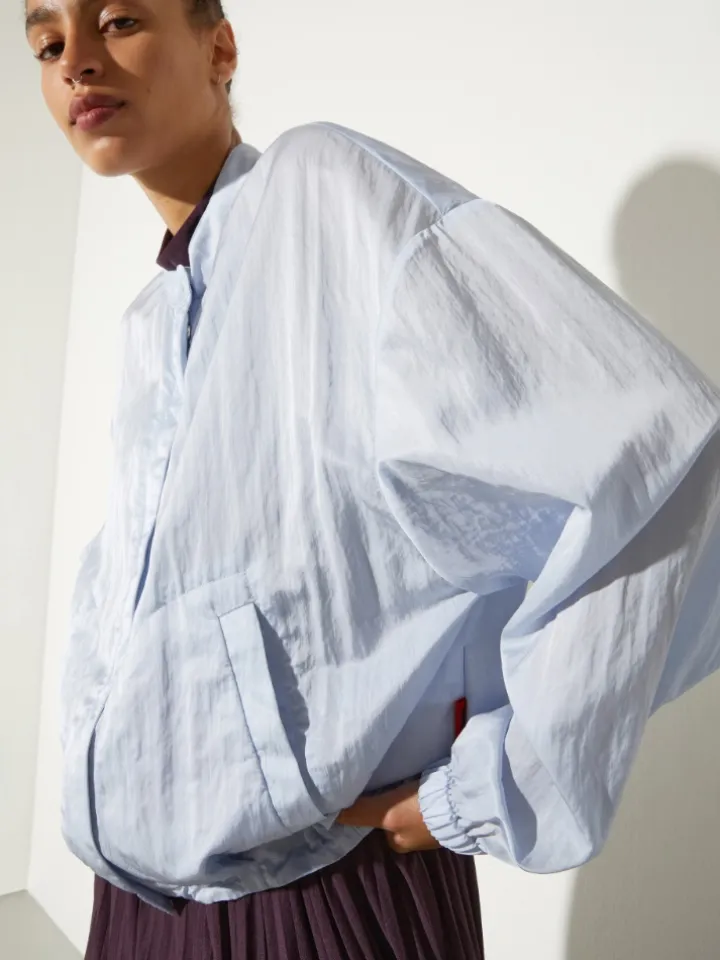 Lighweight bomber jacket - sky-blue
