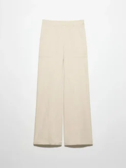 Linen and cotton trousers - rope