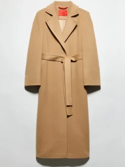 Longrun coat in drap - camel