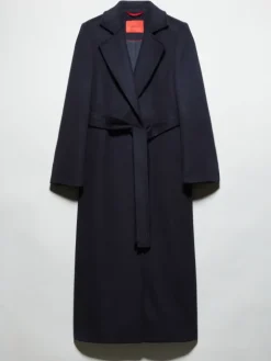 Longrun coat in drap - navy