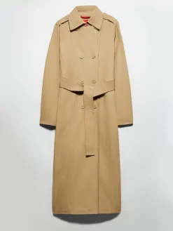 Ottoman midi trench coat - must