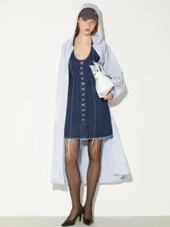 Oversized parachute parka - sky-blue