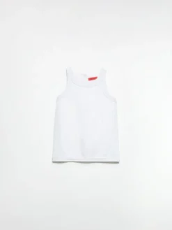 Passementerie linen top - white
