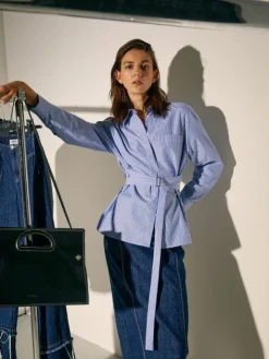 Poplin shirt Sami Miró &Co.llaboration - avio