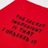 P. Terzini &Co.llaboration apron - red